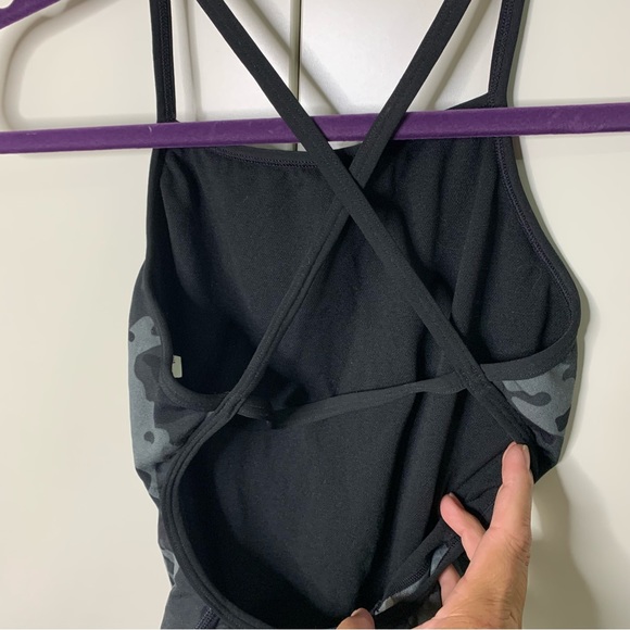 Speedo Camouflage Racing Diving One-Piece Swimsuit - Picture 5 of 12